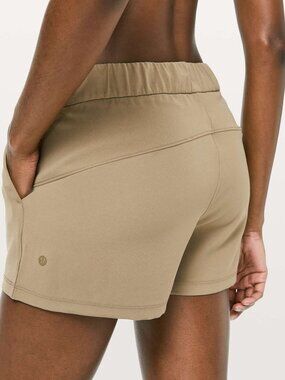 Lululemon On The Fly Short *Woven in Khaki *2.5"